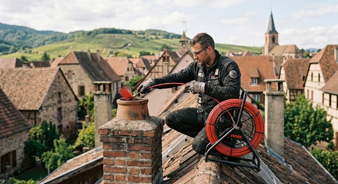 Enrouleur de canne de ramonage Viper le choix des pros